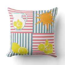 Ljuscitroner i gult, orange sol, sommarklämmor