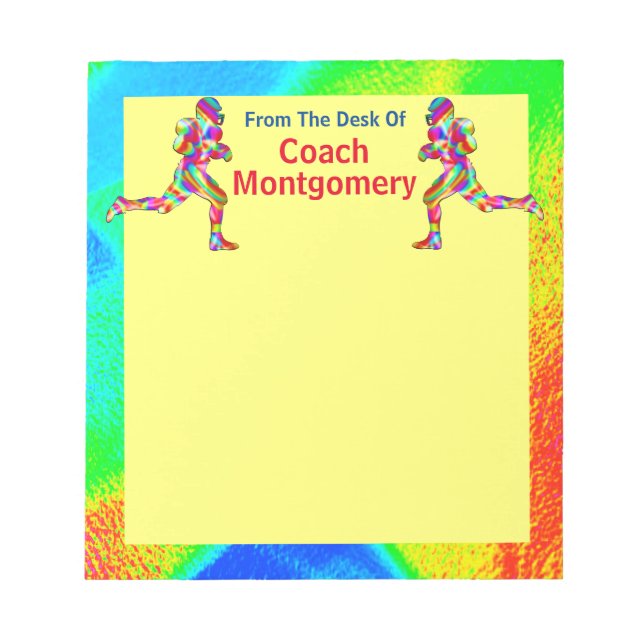 Ljusenergitopptema för coach anteckningsblock (Framsida)