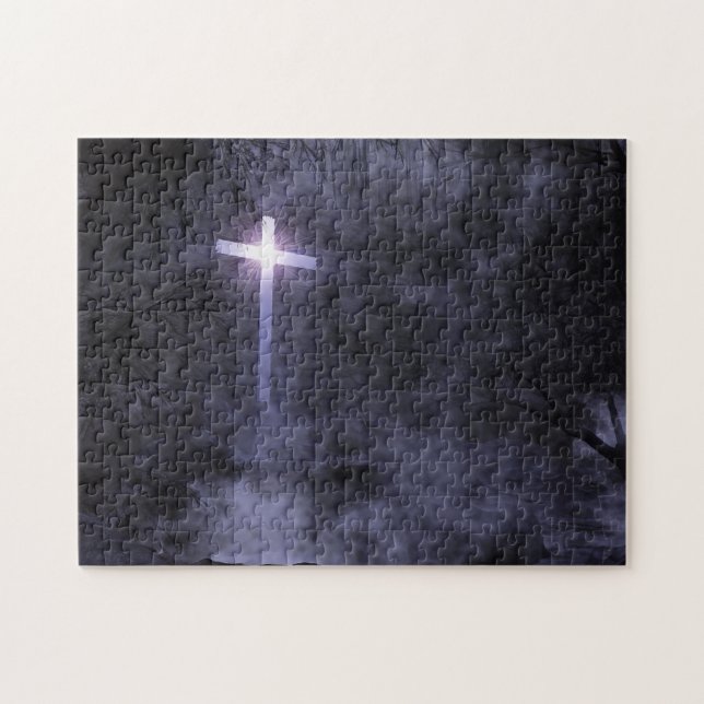 Ljuset är Kom Puzzle Pussel (Horisontell)