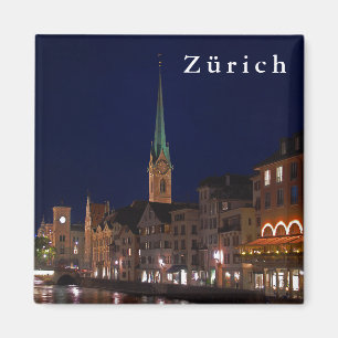 Ljuset av aftonen Zurich. Magnet