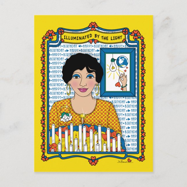 Ljuset_B_-vykort Vykort (Framsida)