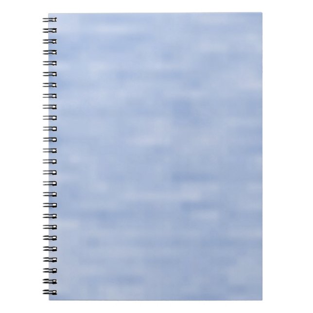 Ljuset blå himmel abstrakt mönster söt anteckningsbok (Framsidan)