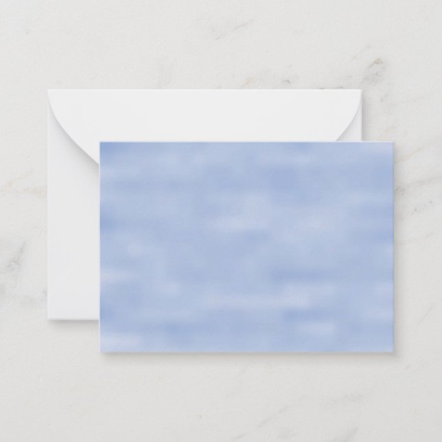 Ljuset blå himmel abstrakt mönster söt anteckningskort (Framsida)