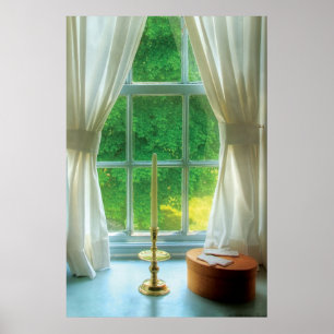 Ljuset - fortfarande liv i ett fönster poster