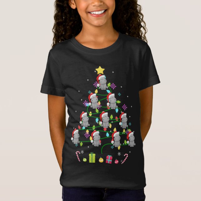Ljuset från Julgran Färg T Shirt (Framsida)