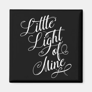 Ljuset från min typografi magnet