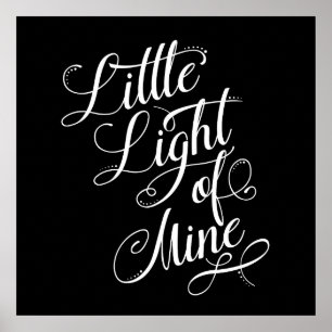 Ljuset från min typografi poster