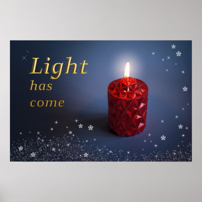 Ljuset har kom Christian poster design (Framsidan)