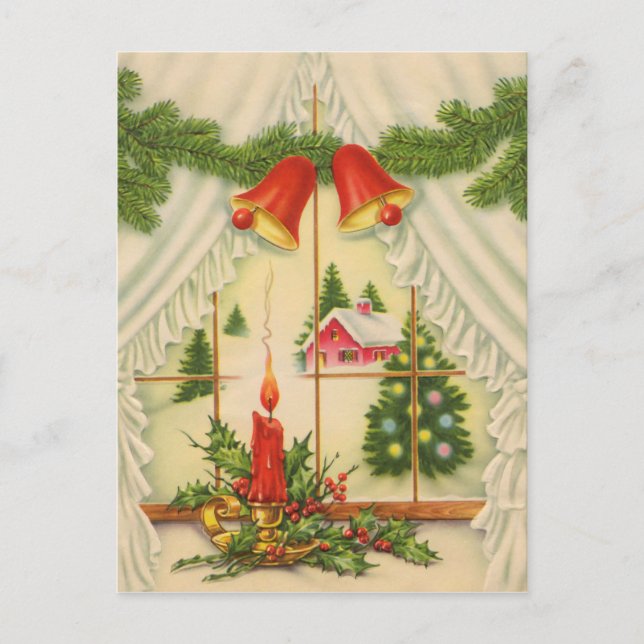 Ljuset i fönstret vykort (Framsida)