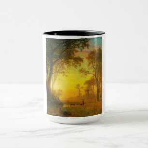 Ljuset i skogen (av Albert Bierstadt) Mugg