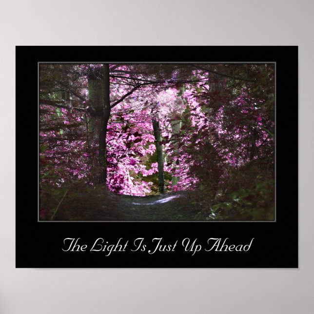 Ljuset, inspirerande poster (Framsidan)