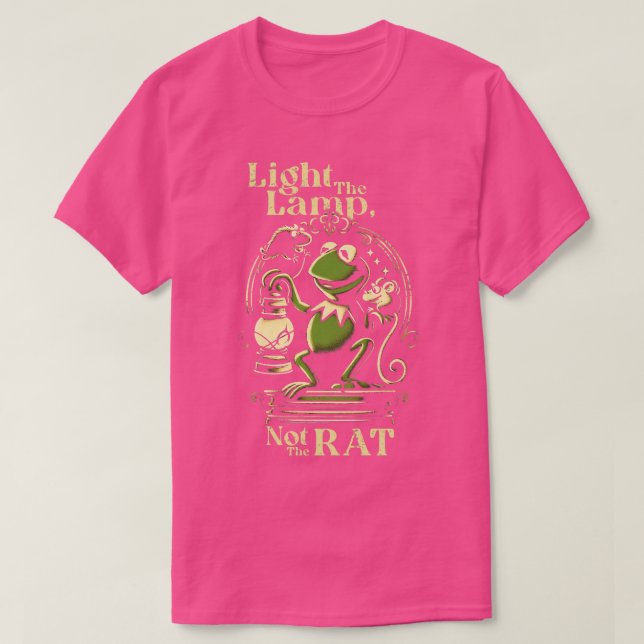 Ljuset inte Råtta Kermit-fanern T Shirt (Design framsida)