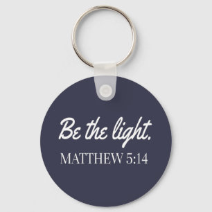 Ljuset Mathew 5:14 Bibelverse Nyckelring