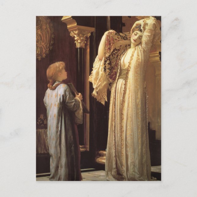 Ljuset på Harem - Lord Frederick Leighton Vykort (Framsida)