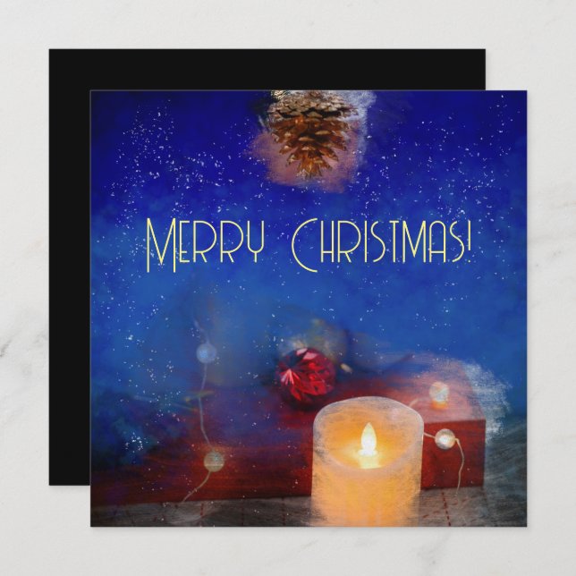 Ljuset på julnatten (Fram/baksida)