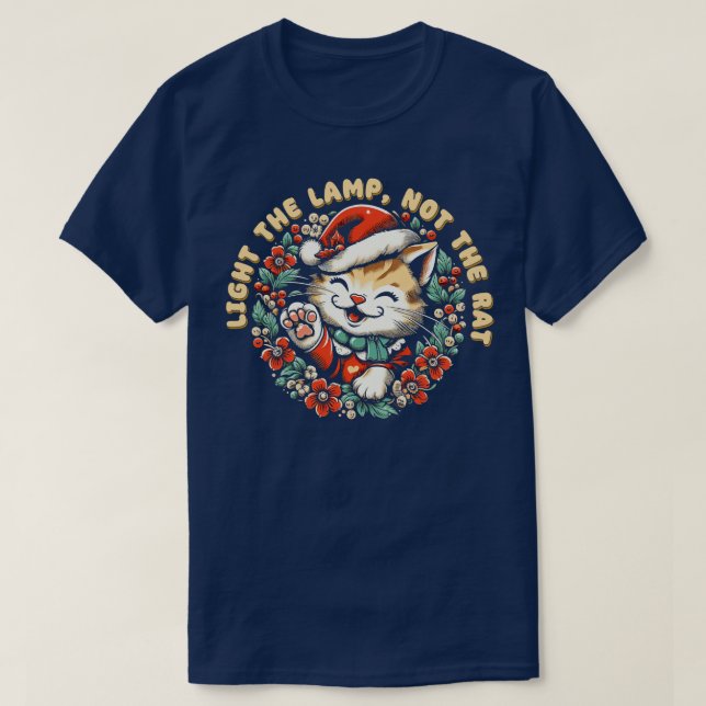 Ljuset på lampan, inte råtta 1 t shirt (Design framsida)