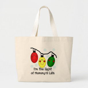 Ljuset på Mamma Life Tshirts och Gifts Jumbo Tygkasse