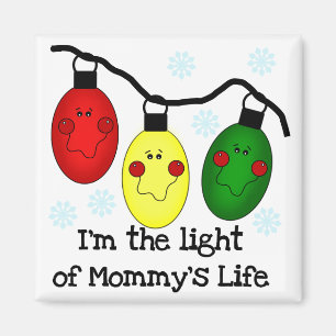 Ljuset på Mamma Life Tshirts och Gifts Magnet