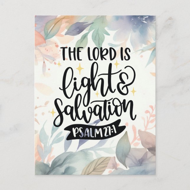 Ljuset på min Soul Vykort (Framsida)