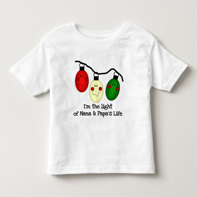 Ljuset på Nana och Pappa Life Tshirts och Gifts (Framsida)