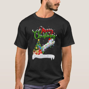 Ljuset på tomtenflygplanet Älskare Julafton T Shirt