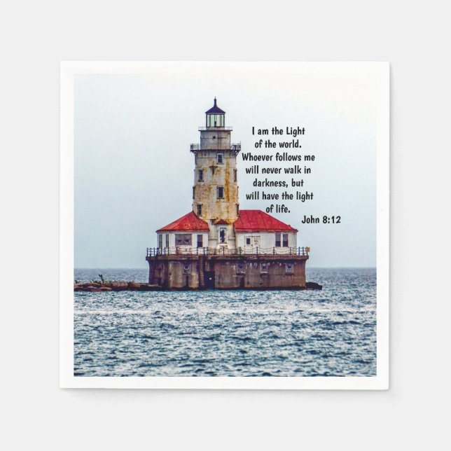 Ljuset på världsservetter pappersservett (Framsidan)
