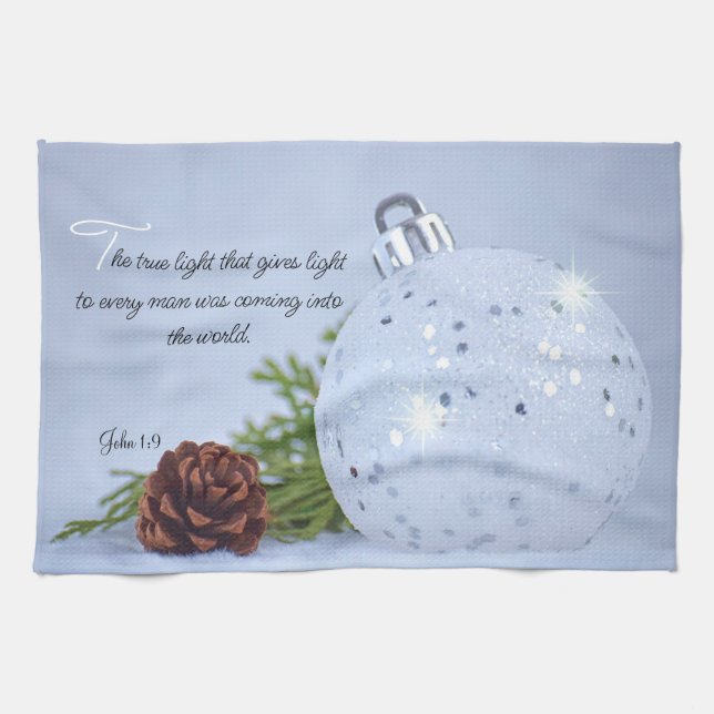 Ljuset på World Jul Kitchen Towel Kökshandduk (Horisontell)