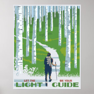 Ljuset ska vara din guide poster