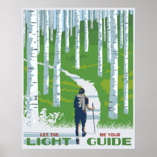 Ljuset ska vara din guide poster