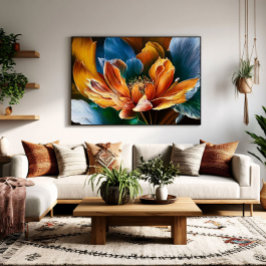 Ljusets blomning canvastryck