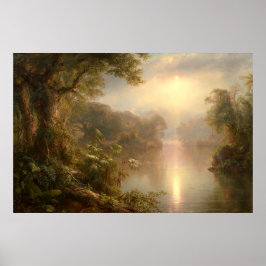 Ljusets flod, Frederic Edwin Church Poster