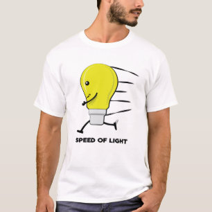 Ljusets hastighet - Rolig Löpande Glödlampa T Shirt