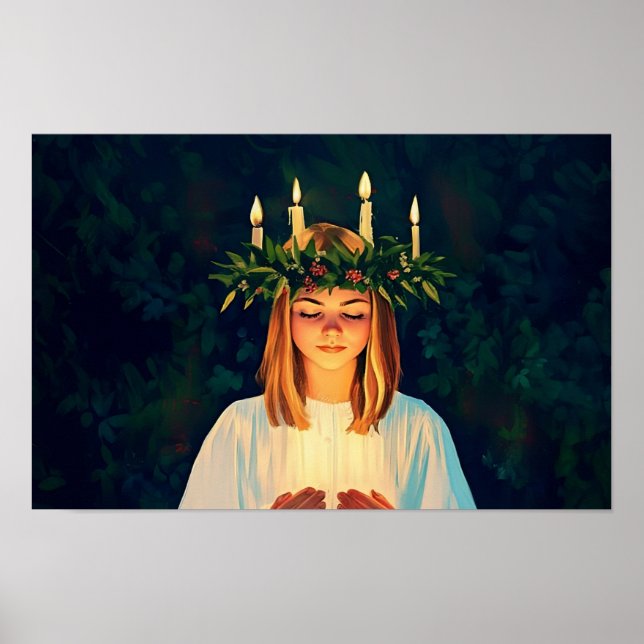 Ljusets helgona Lucia Poster (Framsidan)