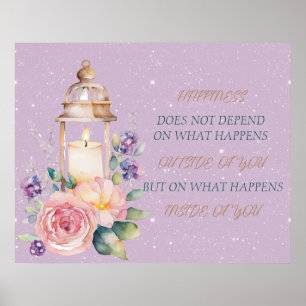 Ljusets inspirationslängd, rund poster