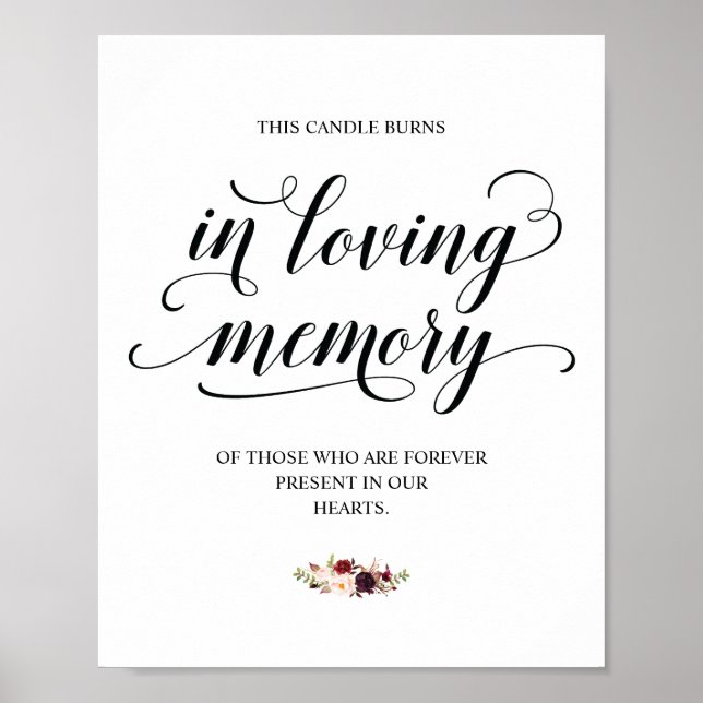 Ljusets minne: Ett minnesmärke i kärleksfullt minn Poster (Framsidan)