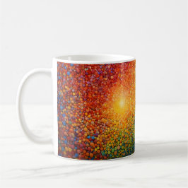 "ljusets pointillism" kaffemugg