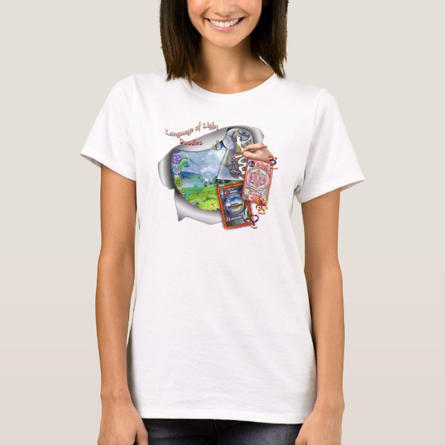 Ljusets språk t shirt (Framsida)