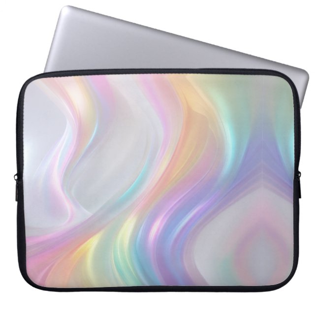 Ljusets vågor laptop fodral (Framsidan)