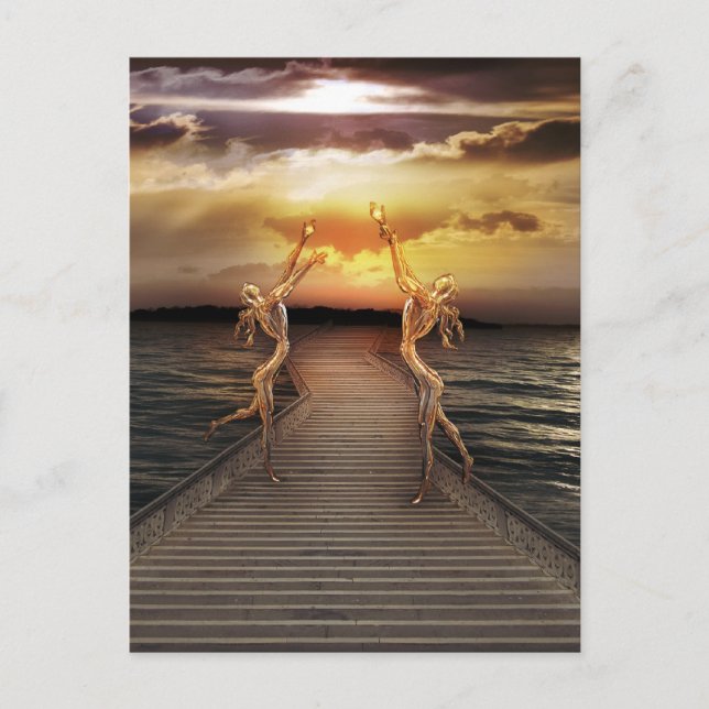 Ljusets väktare vykort (Framsida)