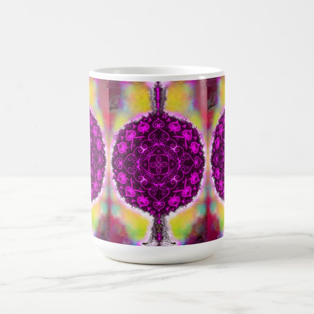 Ljusets vibrationer kaffemugg (Center)