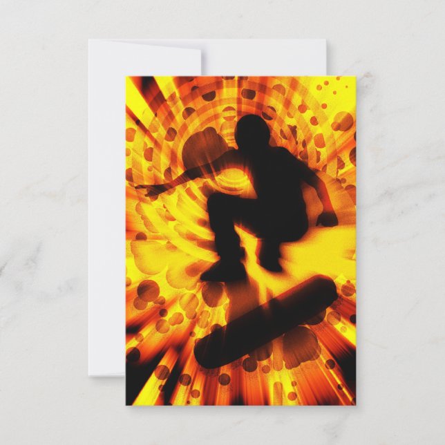 ljusexplosion i skateboard (Framsida)