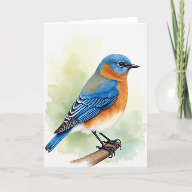 Ljusfågel Konstkort Kort (Framsida)