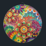 Ljusfärgad Abstrakt Flower Mönster Piltavla<br><div class="desc">Ljusfärgad Abstrakt Flower Mönster</div>