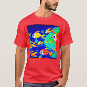 Ljusfärgad färglös färgreduktion av Mönster. Köp n T Shirt