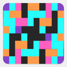 Ljusfärgad geometrisk ruta Mönster