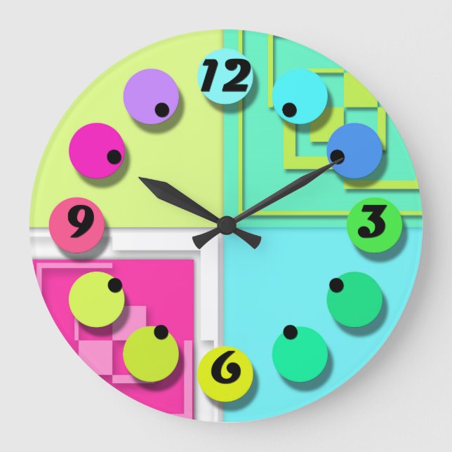 Ljusfärgad klocka (Framsida)