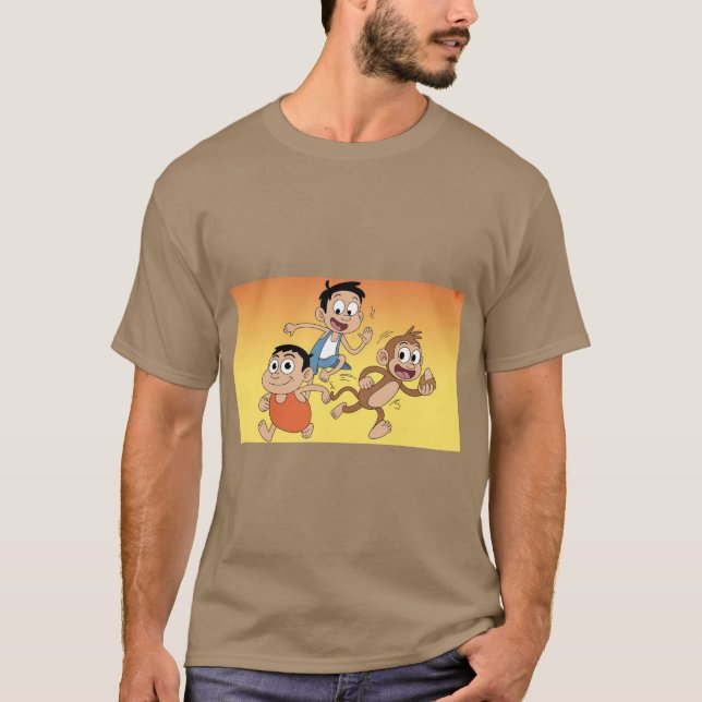 Ljusfärgad konst-T-shirt T Shirt (Framsida)