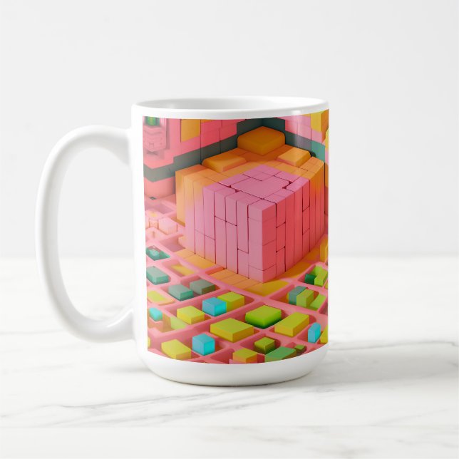 Ljusfärgad sötma kaffemugg (Vänster)