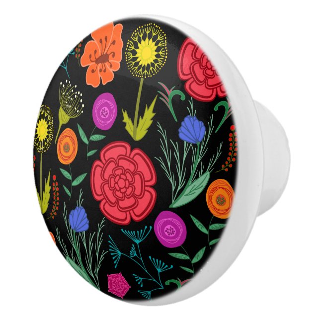 Ljusfärgade blommor knopp (Höger)