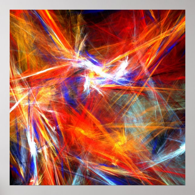 Ljusfärgade linjer - Poster (Framsidan)